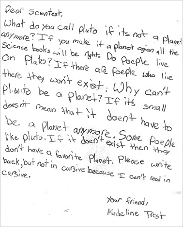 Madeline's Letter