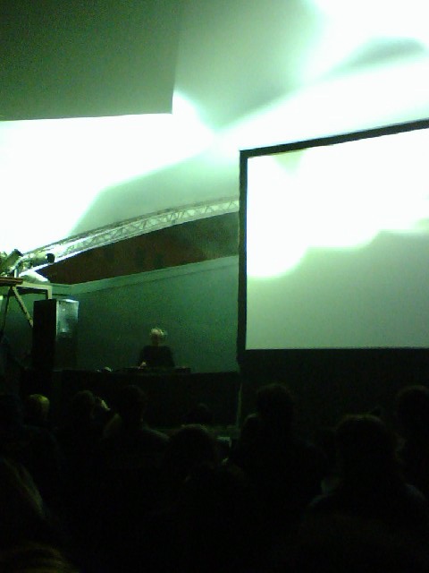 Moby onstage at Stubbs