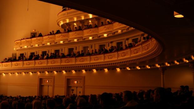 The Carnegie Hall audience for Orpheus Chamber Orchestra's Spring for Music program on Friday, May 6. The Carnegie Hall audience for Orpheus Chamber Orchestra's Spring for Music program on Friday, May 6.