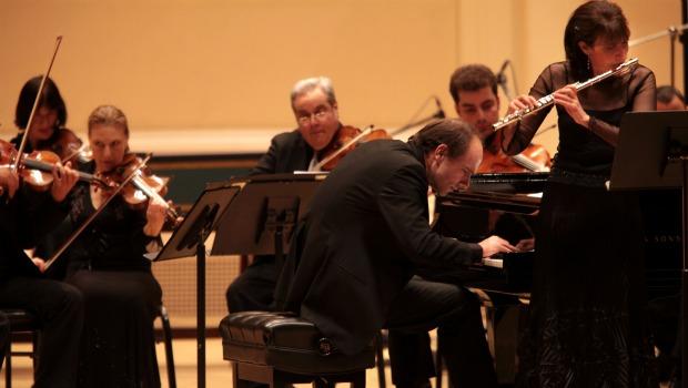 Flutist Elizabeth Mann and pianist Christopher Taylor perform 'Sea Orpheus' by Peter Maxwell Davies. Flutist Elizabeth Mann and pianist Christopher Taylor perform 'Sea Orpheus' by Peter Maxwell Davies.
