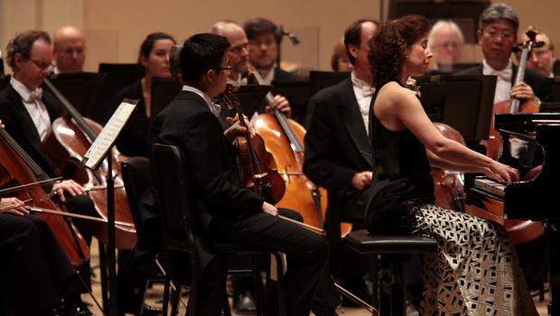 Members of the string section of the Montréal Symphony Orchestra Members of the string section of the Montréal Symphony Orchestra