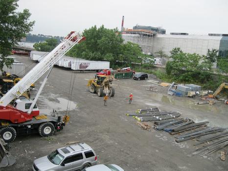 Today, the land is under construction with plans for high-rise apartments, office and retail space.