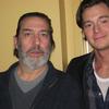Ciaran Hinds and Benjamin Walker at WNYC February 7, 2013. Ciaran Hinds and Benjamin Walker at WNYC February 7, 2013.