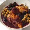 Rozanne Gold's Chicken with Roasted Grapes & Grape Demi-Glace. From Radically Simple, published by Rodale. Rozanne Gold's Chicken with Roasted Grapes & Grape Demi-Glace