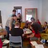 Civic hackathon team working on challenge at NYU Wagner School of Public Service event
