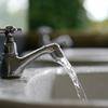 Water drop from faucet