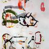 John Cage, 75 Stones, aquatint on smoked paper, 1989