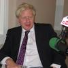 London Mayor Boris Johnson in the WNYC studios