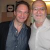 Ralph Fiennes and Leonard Lopate in the WNYC studios