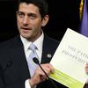 Rep. Paul Ryan (R-WI) with the Republicans' 2012 budget proposal, dubbed 'The Path to Prosperity.'