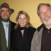 Sam Waterston, Kelli O'Hara and Michael McKean at the WNYC studios