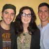 Santino Fontana, Joanna Gleason, Stephen Karam at WNYC on November 4, 2011 Santino Fontana, Joanna Gleason, Stephen Karam