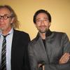 Tony Kaye and Adrien Brody in the WNYC studios