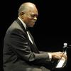 Pianist Hank Jones performing with the Hank Jones Trio, during the 44th Jazzaldia Festival in the northern Spanish Basque City of San Sebastian.