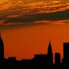 Manhattan Skyline with Empire State building in view Manhattan Skyline with Empire State building in view