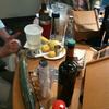 Mixing cocktails on the Leonard Lopate Show