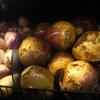 Rutabagas with prettier, unrelated turnips in the background Rutabagas with prettier, unrelated turnips in the background