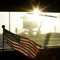 US flag, Iraq