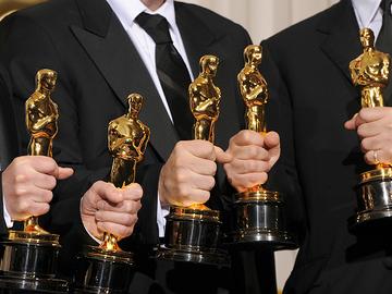 Joel Cohen & Ethan Cohen & Scott Rudin at the Academy Awards in 2008