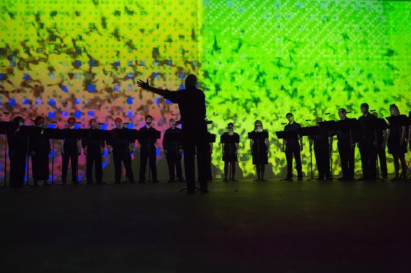 Premiere of John Luther Adams' 'Canticles of the Holy Wind' in the Crane Arts Icebox, 2013