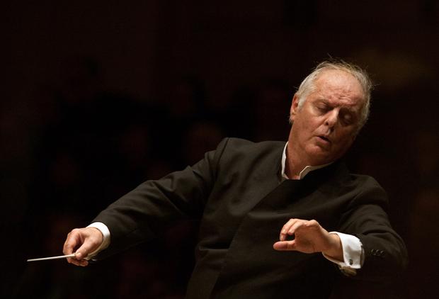 Daniel Barenboim, director and co-founder of the West-Eastern Divan Orchestra. Daniel Barenboim, director and co-founder of the West-Eastern Divan Orchestra.