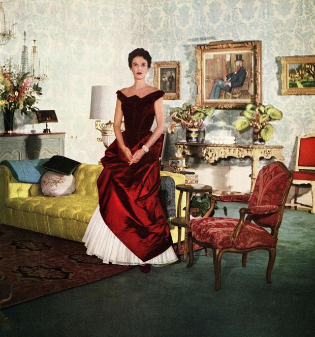 Babe Paley in Charles James Gown, 1950 Babe Paley in Charles James Gown, 1950