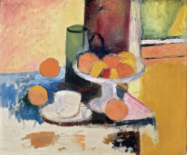 Henri Matisse (French, 1869–1954). Still Life with Compote and Fruit. 1899. Oil on canvas, 18 1/8 x 21 7/8 in. (46 x 55.6 cm).
