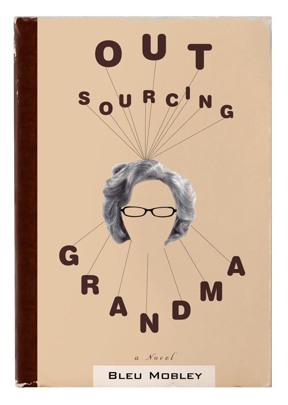 A book cover from Warren Lehrer's 'illuminated novel' A Life In Books: The Rise and Fall of Bleu Mobley