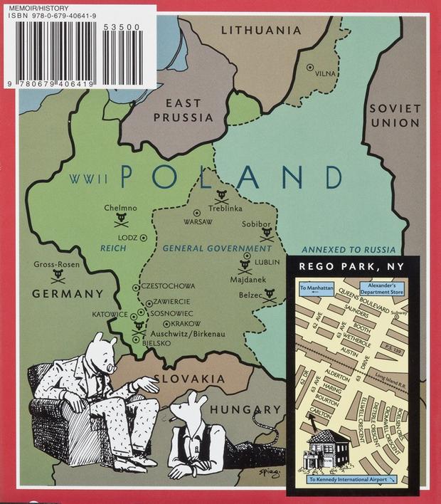 Art Spiegelman, back cover of The Complete Maus, c. 1986. Maus, Volume I Copyright © 1973, 1980, 1981, 1982, 1983, 1984, 1985, 1986 by Art Spiegelman.
