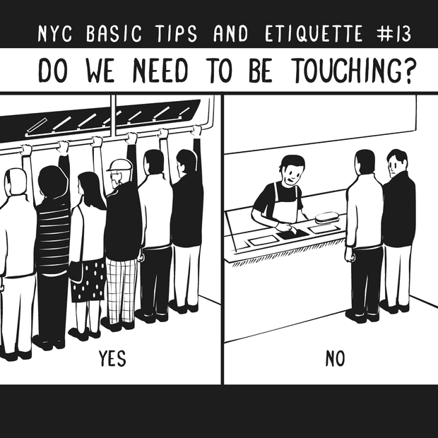 From NYC Basic Tips and Etiquette by Nathan W. Pyle (Courtesy of HarperCollins Publishers)