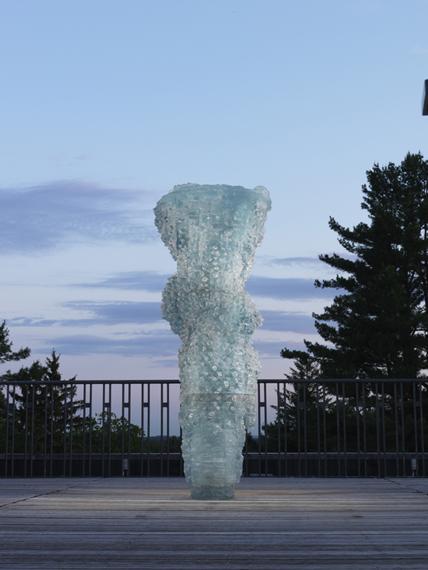 Ursula von Rydingsvard. Elegantka Urethane, 8'2' x 3'1' x 3.' 2011. Photo Andy Ryan