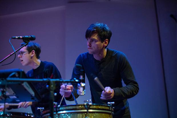 Lesley Flanigan and People Get Ready perform at the Ecstatic Music Festival on February 19th, 2014
