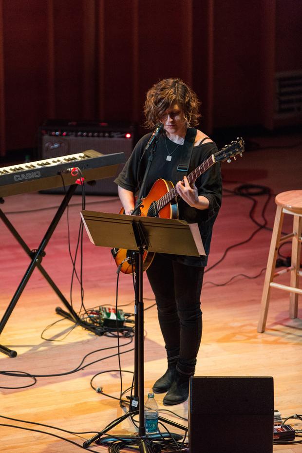 Mirah and Susie Ibarra perform March 1 at the 2014 Ecstatic Music Festival