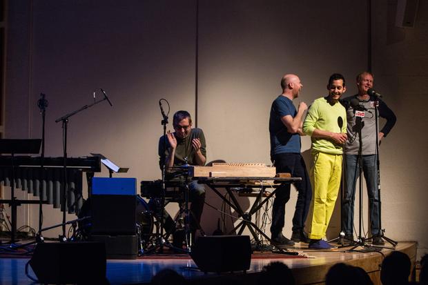 So Percussion & Buke and Gase perform at the Ecstatic Music Festival on March 26, 2014