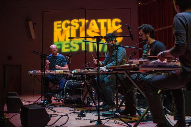 So Percussion & Buke and Gase perform at the Ecstatic Music Festival on March 26, 2014