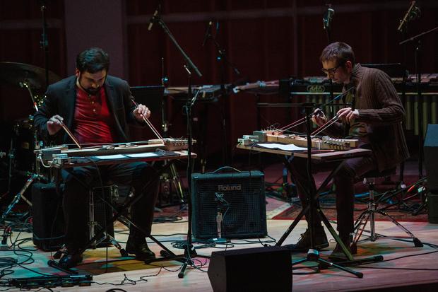 So Percussion & Buke and Gase perform at the Ecstatic Music Festival on March 26, 2014