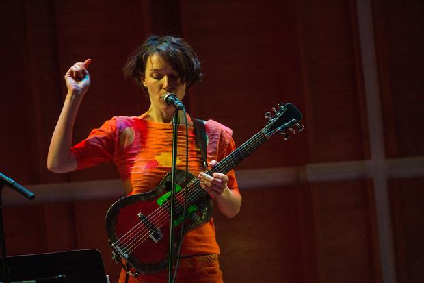 So Percussion & Buke and Gase perform at the Ecstatic Music Festival on March 26, 2014