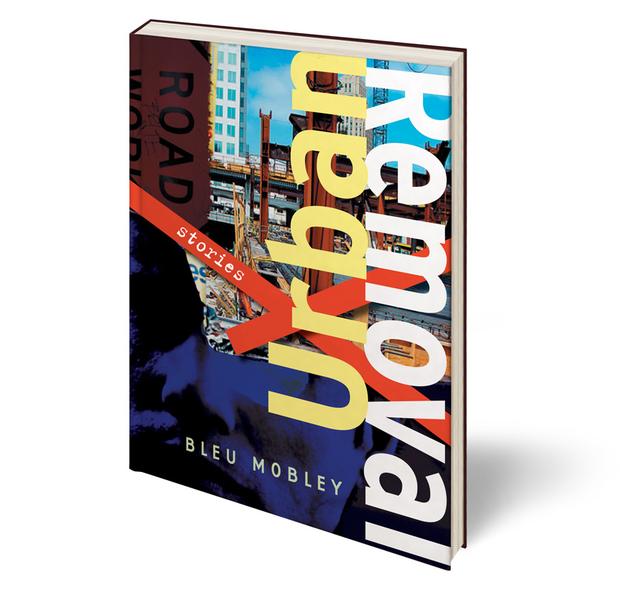 A book cover from Warren Lehrer's 'illuminated novel' A Life In Books: The Rise and Fall of Bleu Mobley