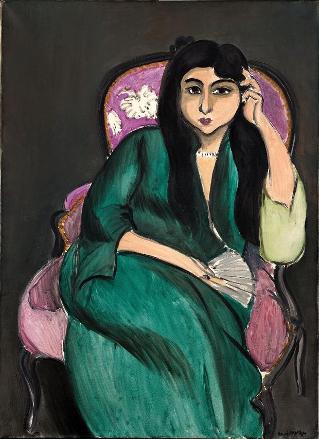 Henri Matisse (French, 1869–1954). Laurette Seated on a Pink Armchair. 1916-17. Oil on canvas, 39 3/8 x 28 3/4 in. (100 x 73 cm)