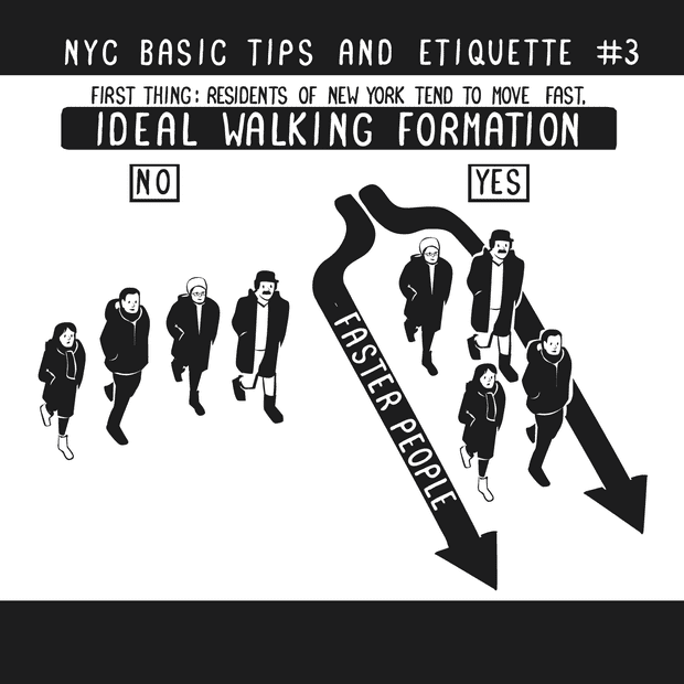 From NYC Basic Tips and Etiquette by Nathan W. Pyle (Courtesy of HarperCollins Publishers)