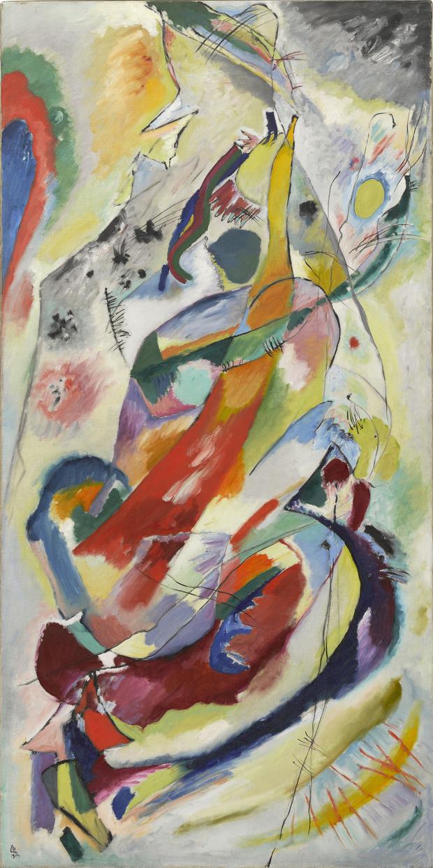 Vasily Kandinsky (Moscow 1866-1944 Neuilly-sur-Seine) Panel for Edwin R. Campbell No. 1, 1914.