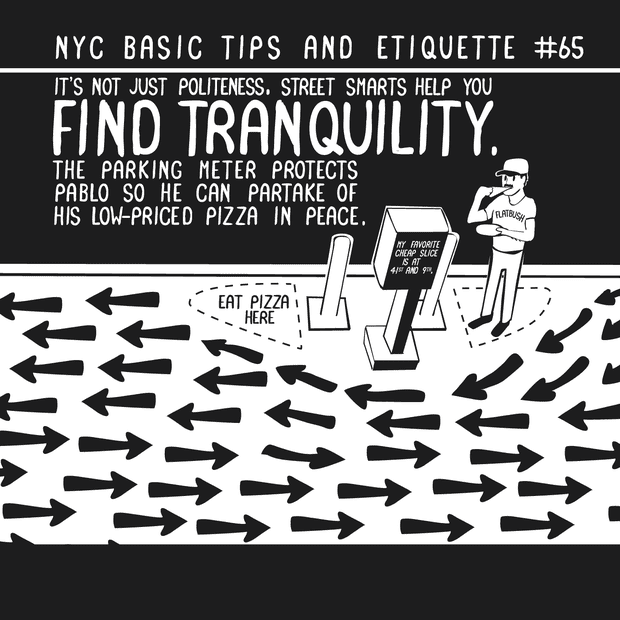 From NYC Basic Tips and Etiquette by Nathan W. Pyle (Courtesy of HarperCollins Publishers)
