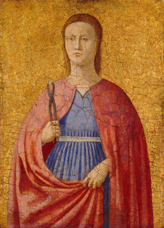 Piero della Francesca (1411/13–1492). Saint Apollonia, 1454–1469 Piero della Francesca (1411/13–1492). Saint Apollonia, 1454–1469