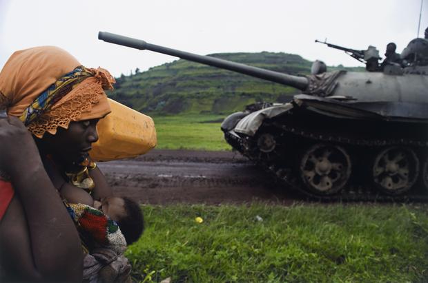 Congolese women fleeing to Goma, from the series, 'Violence against women in Congo: Rape as weapon of war in DRC,' 2008