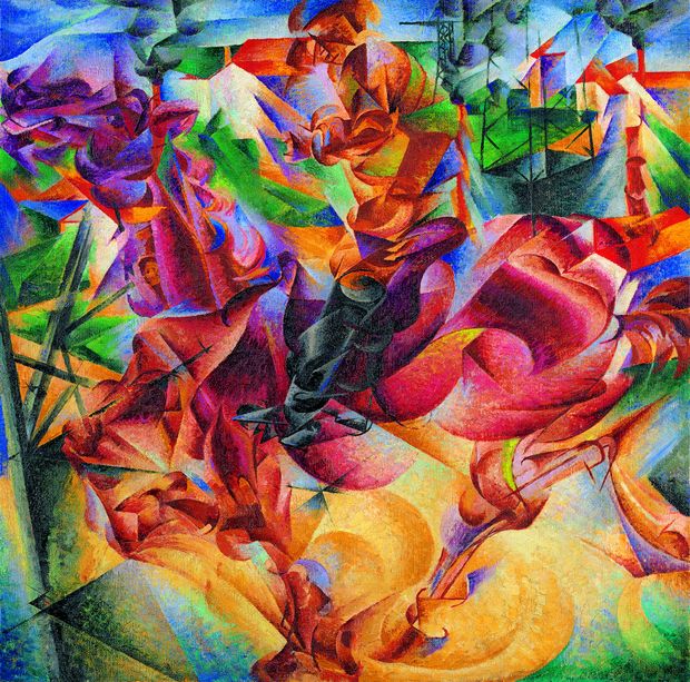 Umberto Boccioni Elasticity (Elasticità), 1912