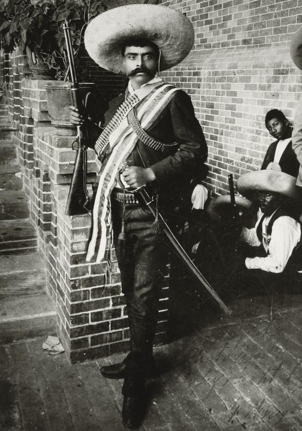 Portrait of Zapata, circa 1914