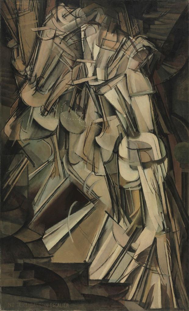 Marcel Duchamp (French, 1887-1968), Nude Descending a Staircase (No. 2), 1912.