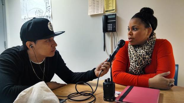 Edward interviewing Mary, his advocate counselor
