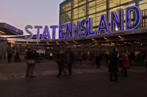 The Staten Island Ferry Terminal.