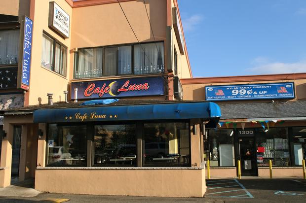 Cafe Luna in Grasmere, Staten Island.